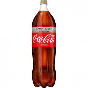 COCA COLA LIGHT SIN CAFEINA botella 2 L